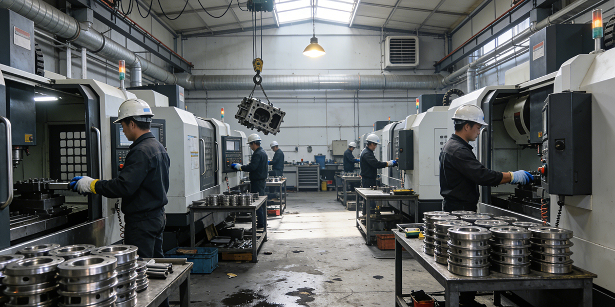 機(jī)械加工車(chē)間清潔