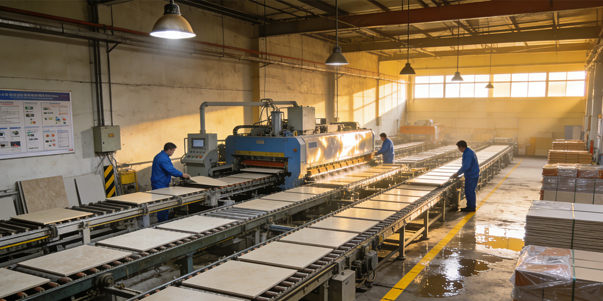 陶瓷/建材加工廠車(chē)間清潔