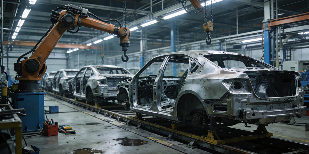 汽車(chē)制造車(chē)間清潔