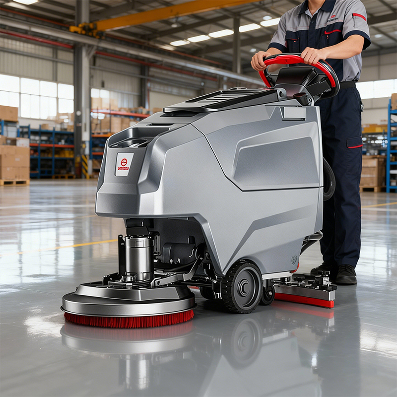 工廠大面積清潔升級｜帕爾普線路器材攜手X2E洗地機，5500㎡車間高效省心