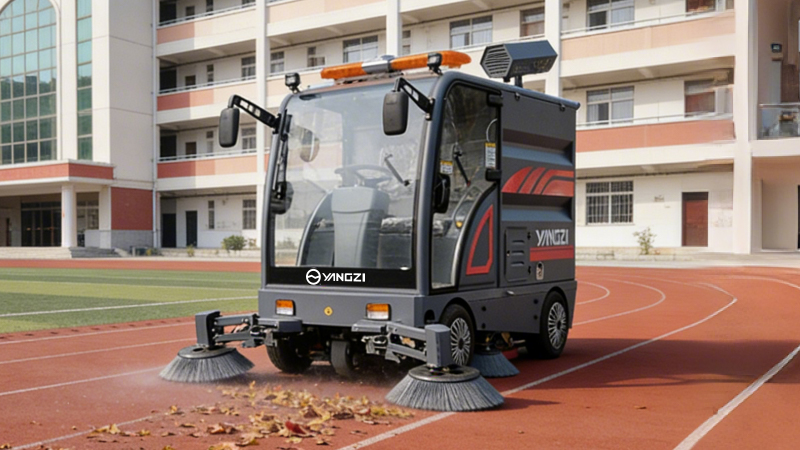 山東萬邦石油引入揚子鋰電掃地機，廠區清潔全面升級