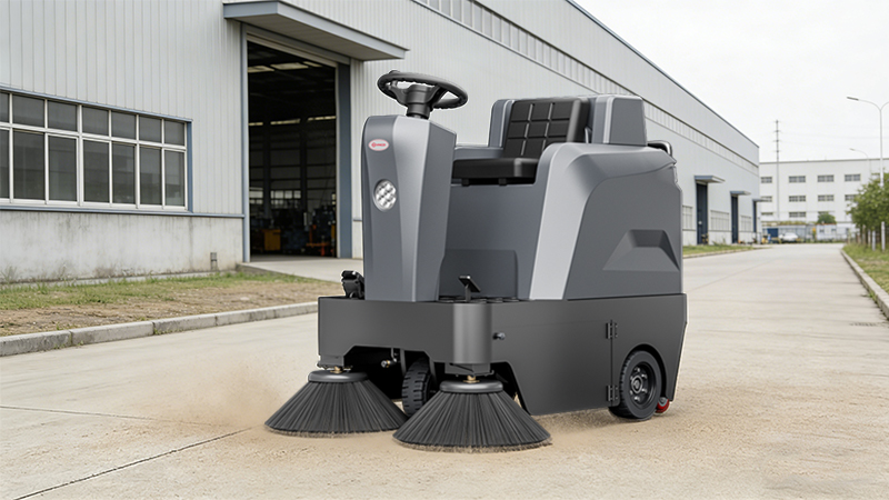 科技賦能廠區，湖北恒泰電線電纜有限公司引入揚子YZ-S4駕駛式掃地機